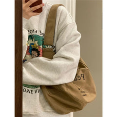 Pattern Women Crossbody Canvas Bag Casual Portable Ladies Shoulder Bags