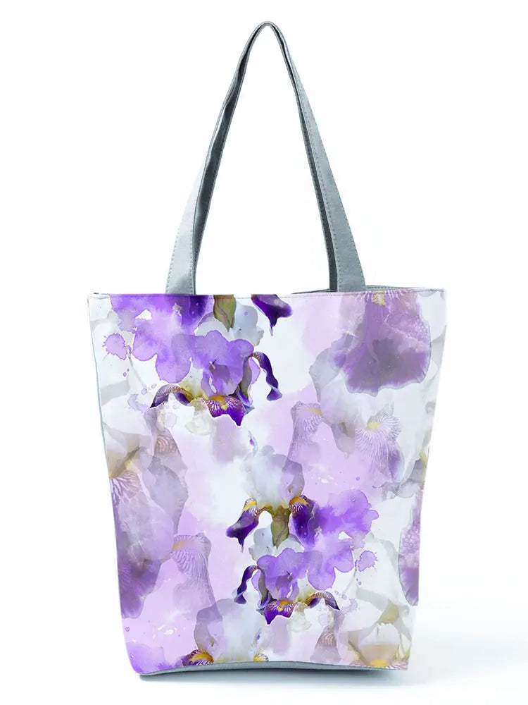 Chinese National Style Foldable Canvas Shoulder Bag