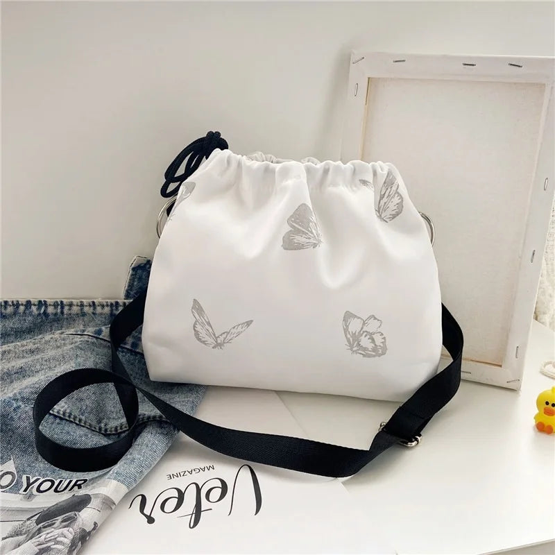 Luminous Butterfly Chain Shoulder Pouch