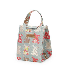 Insulated Lunch Bag Lovely Cat Multicolor Hand Pack Picnic Travel