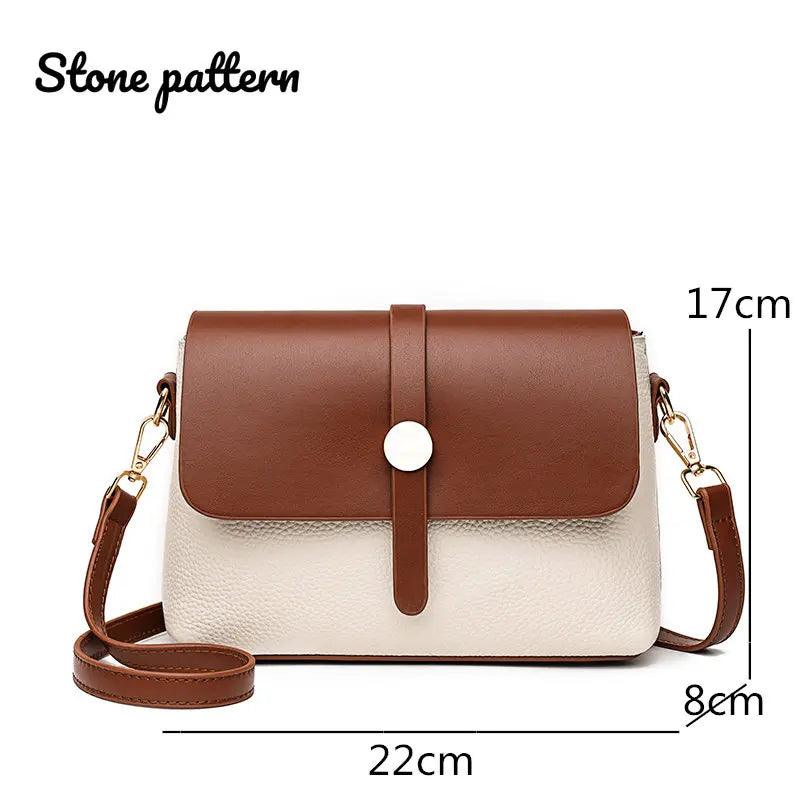 Leather Shoulder Bags High Soft Cowhide Female Messenger Bag