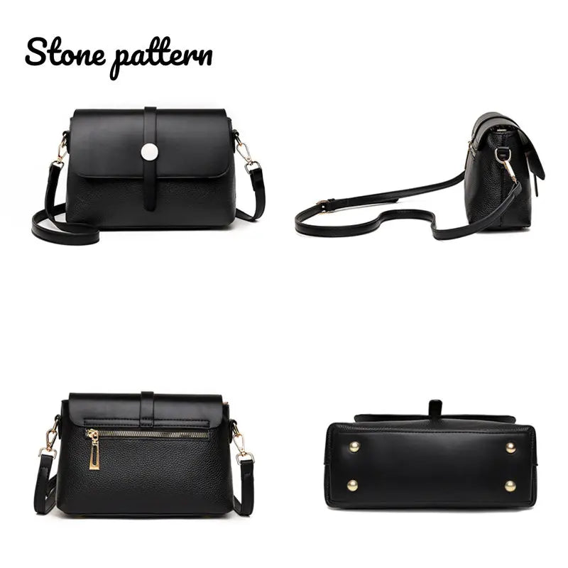 Leather Shoulder Bags High Soft Cowhide Female Messenger Bag