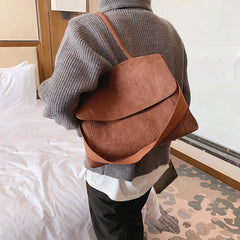 Large Capacity Women Bags suede Leather Crossbody Bags Ladies Shoulder Bag