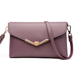 Small Leather Women Bag Crossbody Messenger Shoulder Bag Flap Bag Purse