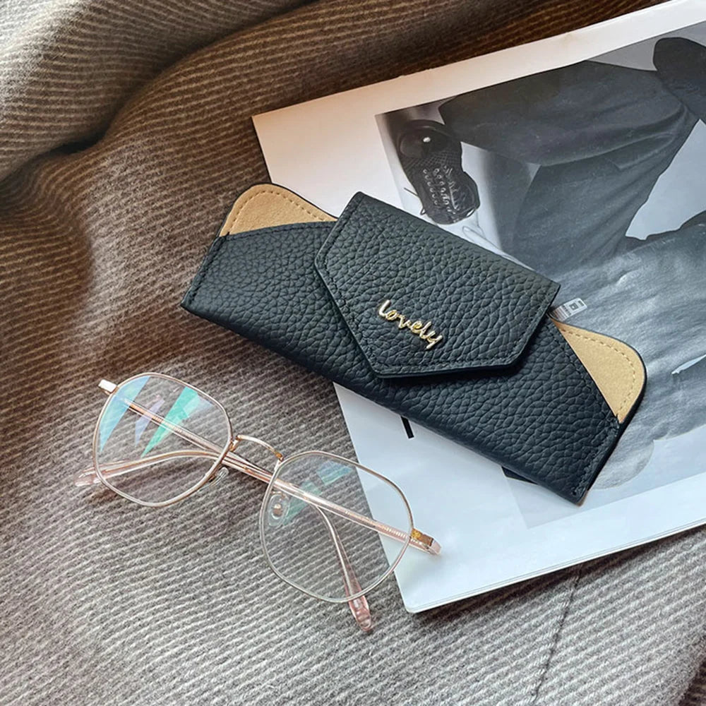 Portable Leather Women Glasses Bag for Sunglasses Case Box