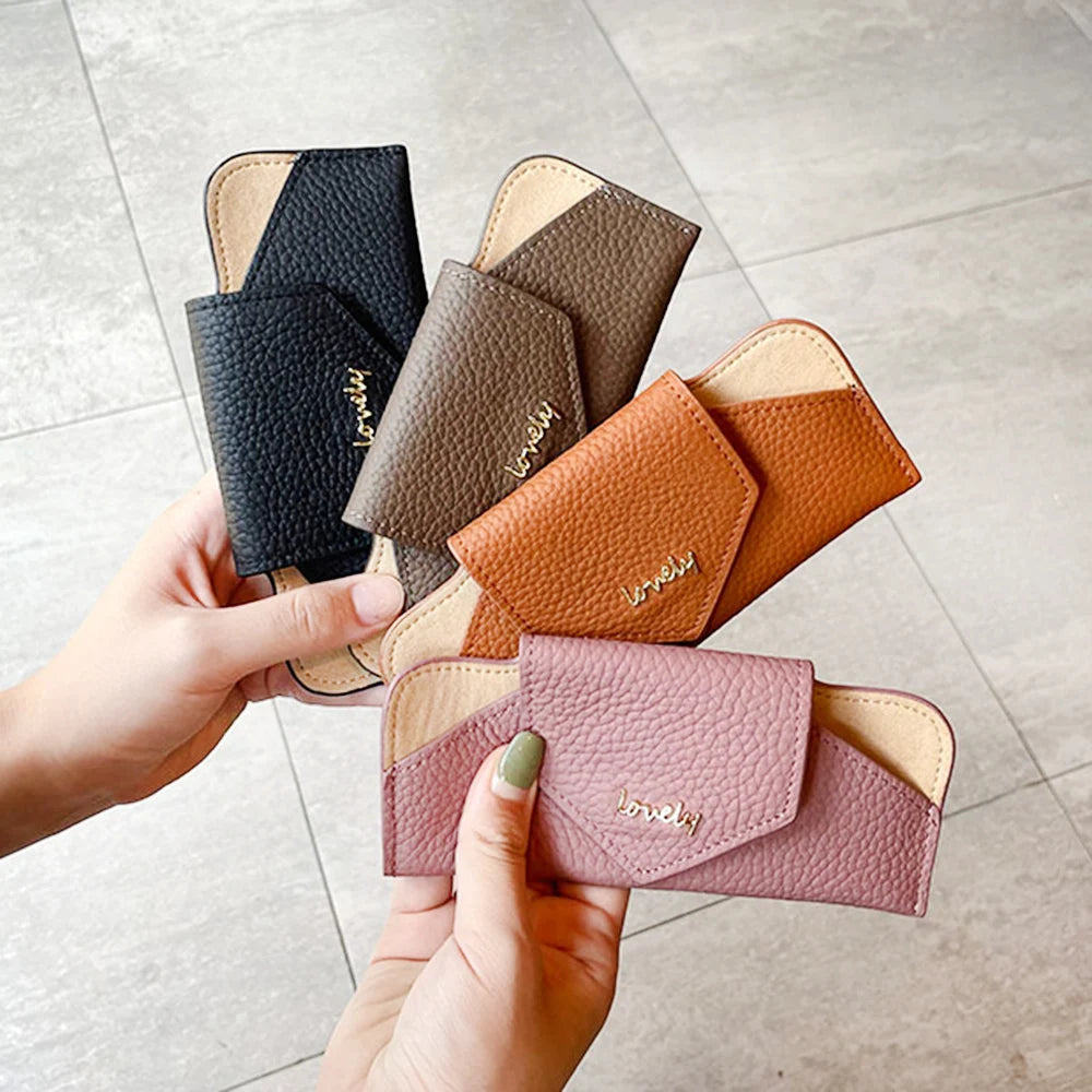 Portable Leather Women Glasses Bag for Sunglasses Case Box