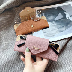 Portable Leather Women Glasses Bag for Sunglasses Case Box