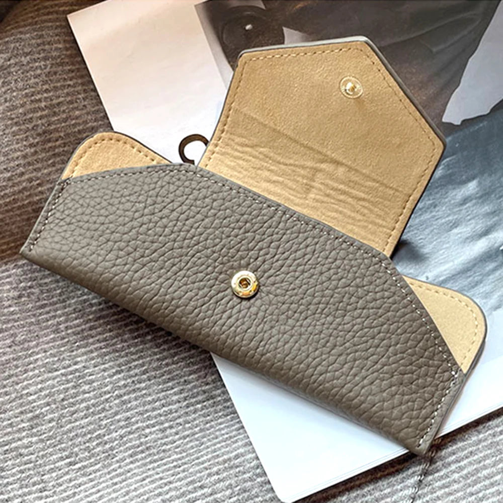 Portable Leather Women Glasses Bag for Sunglasses Case Box