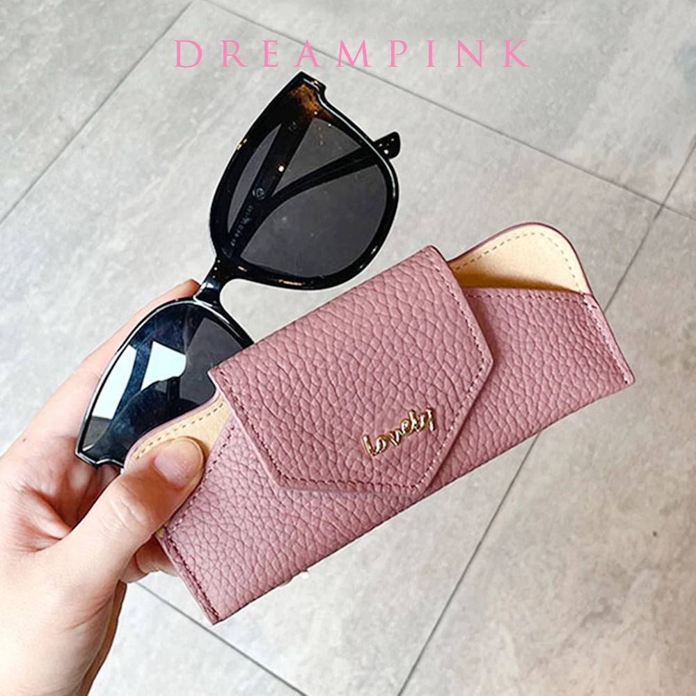 Portable Leather Women Glasses Bag for Sunglasses Case Box
