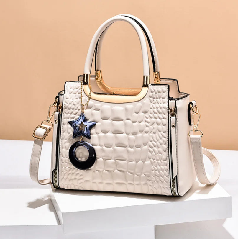 Women's Embroidered Crossbody Shoulder Bag High Messenger Handbag