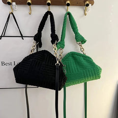 Women Towel Embossed Crossbody Bags Ladies Party Clutch