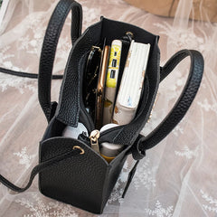 Vintage Lychee Pattern Crossbody Handbag for Women