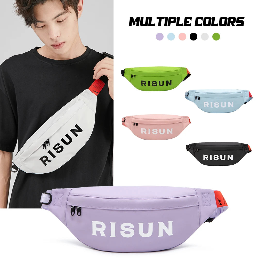 Men Women Waist Packs Sling Bag Crossbody Outdoor Sport Shoulder Chest