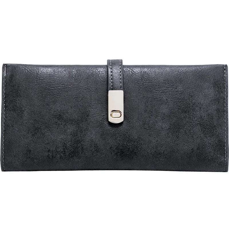 Matte Wallet Women's Long Colorful Ladies Clutch