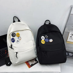 Nylon Waterproof Backpack Men Travel Backbag College Students Shoulder Bag