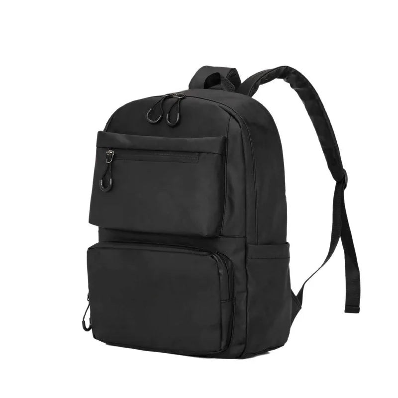 Men's Leather Laptop Backpack for School College