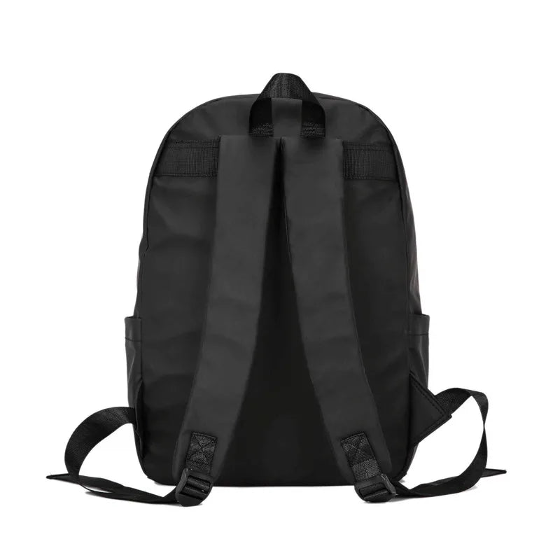 Men's Leather Laptop Backpack for School College