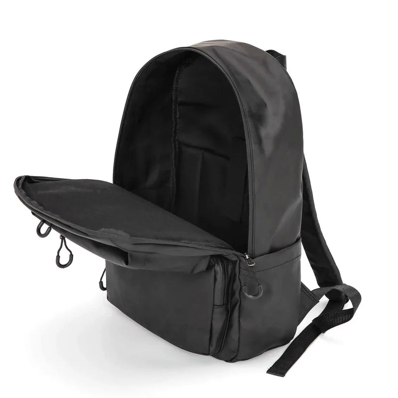 Men's Leather Laptop Backpack for School College