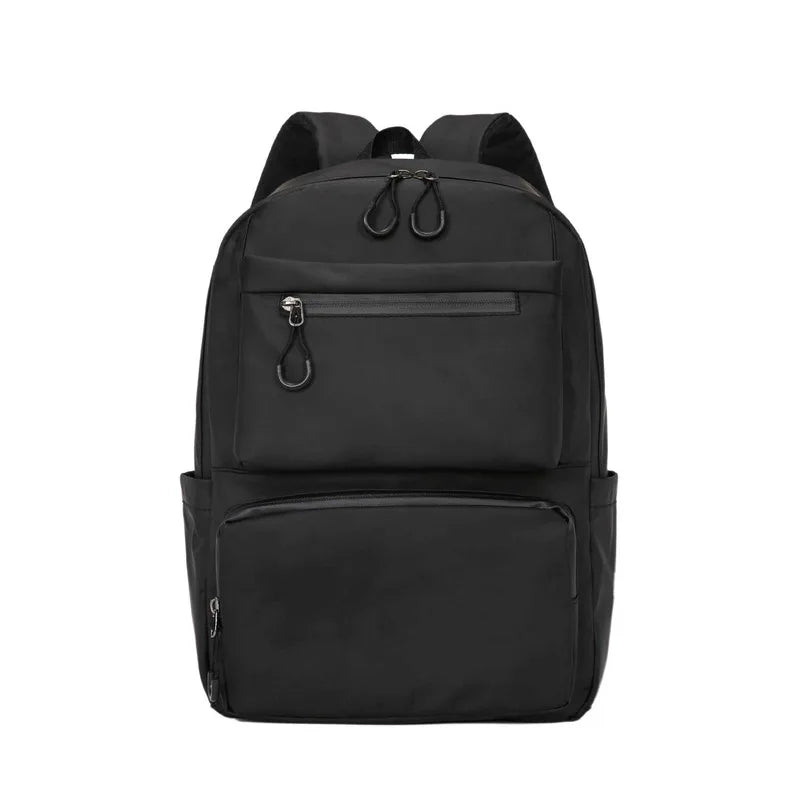 Men's Leather Laptop Backpack for School College