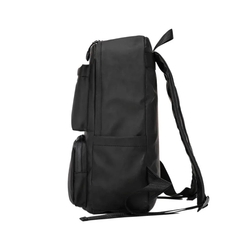 Men's Leather Laptop Backpack for School College
