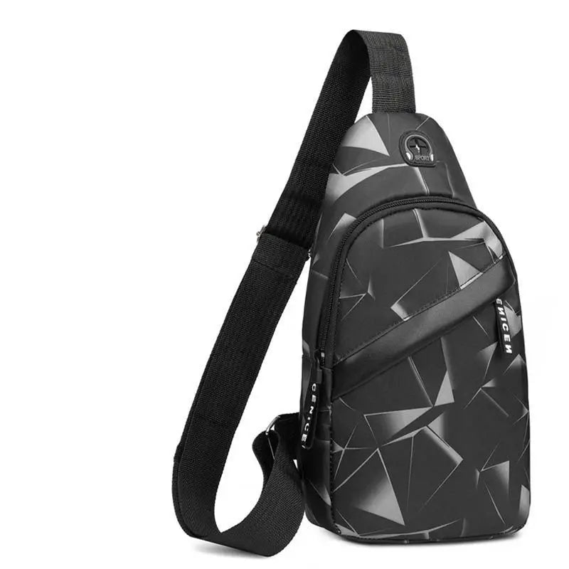 Men Casual Shoulder Bag Travel Crossbody Bag Sling Bag Pack Messenger Pack Chest