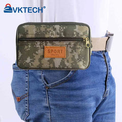 Men PU Leather Fanny Waist Bag