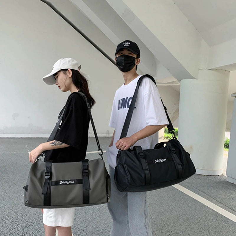 Men Travel Bag Waterproof Sports Bag Fitness Gym Handbags Large Capacity
