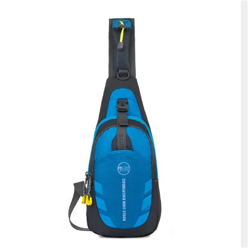Men Waist Pack Shoulder Bag Crossbody Outdoor Leisure Waterproof Chest Travel Fa