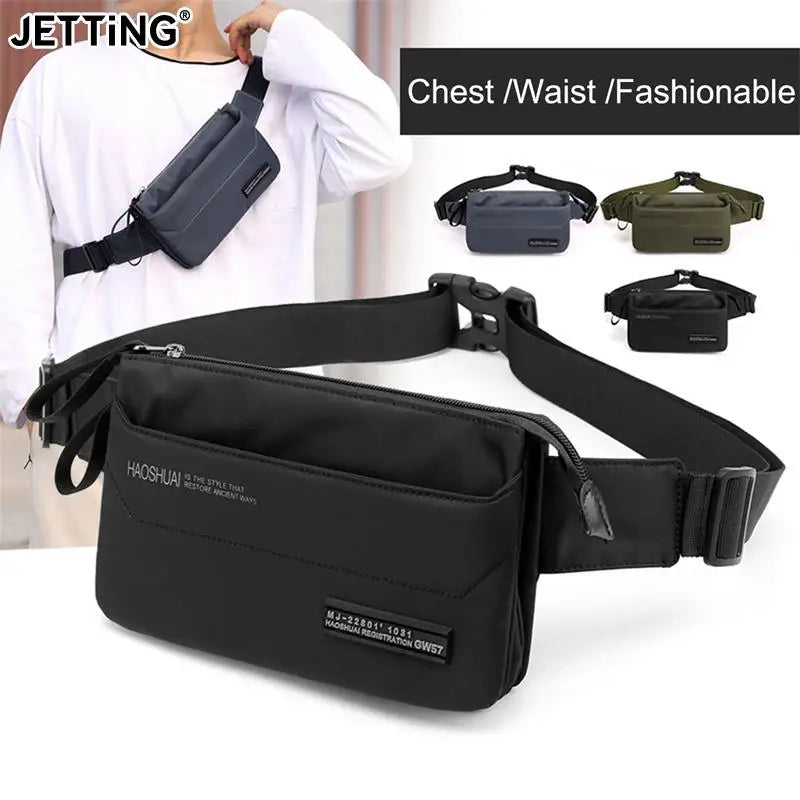 Men Women Waterproof Waist Packs Wear Resistant Fanny Pack