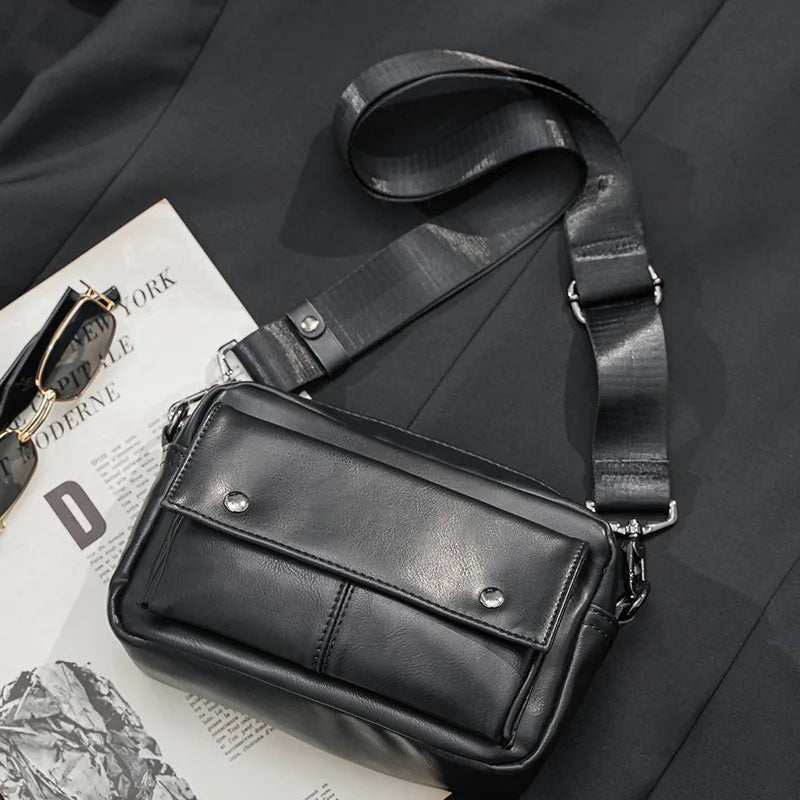 Men's Crossbody Bag Small Shoulder Handbag Messenger Bag Phone Purse