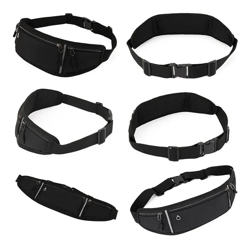Men's Multicolor Waist Packs Waterproof Running Bag