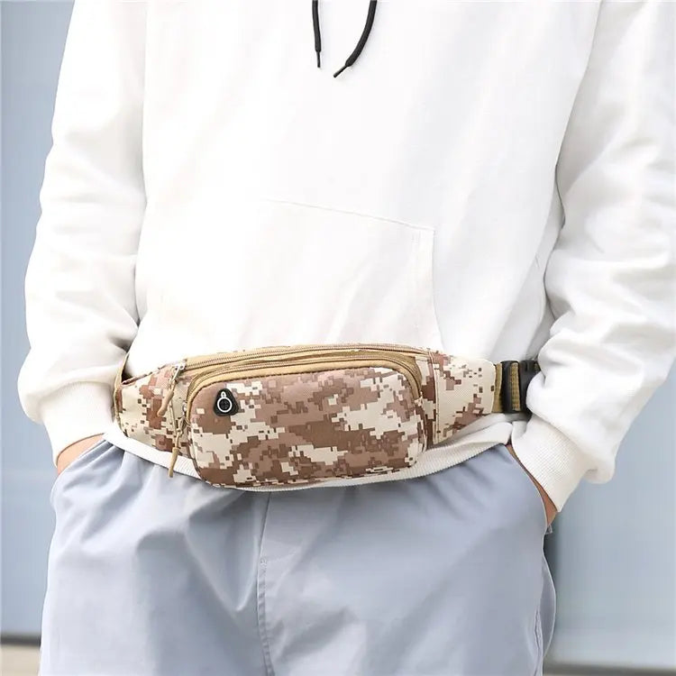 Men's Waterproof Waist Pack for Running Sports Belt Bag
