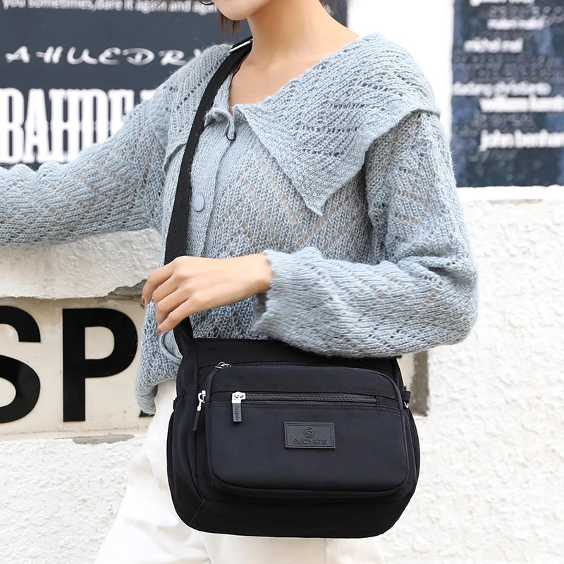 Nylon Shoulder Bag Women's Crossbody Purse