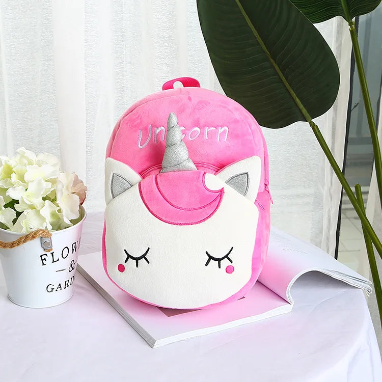 Kids Unicorn Print Backpack Small Bag for School