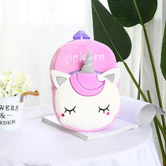 Kids Unicorn Print Backpack Small Bag for School