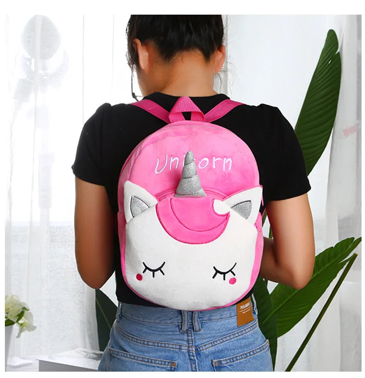Kids Unicorn Print Backpack Small Bag for School