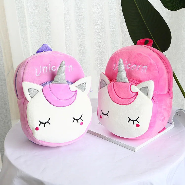 Kids Unicorn Print Backpack Small Bag for School