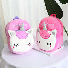 Kids Unicorn Print Backpack Small Bag for School