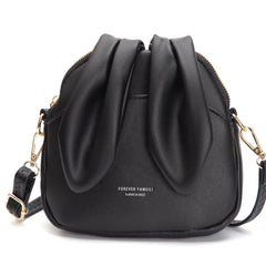 Mini Rabbit Ear Bucket Bag Single Shoulder Handbag for Girls