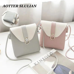 Mini PU Leather Crossbody Bag Small Shoulder Clutch Messenger Purse Handba