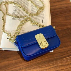 Mini PU Leather Flap Crossbody Bags Women Ins Shoulder Bag for Girls