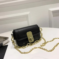 Mini PU Leather Flap Crossbody Bags Women Ins Shoulder Bag for Girls