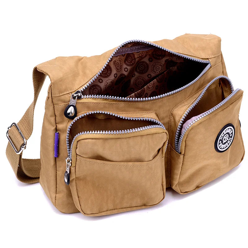 Mini Shoulder Bags Zipper Pocket Women Small Messenger Crossbody Bag