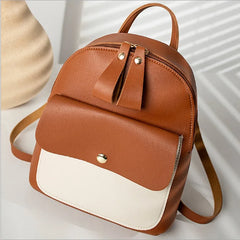 Mini Women Backpack Multi-Function Phone Pack Patchwork Girl Purse