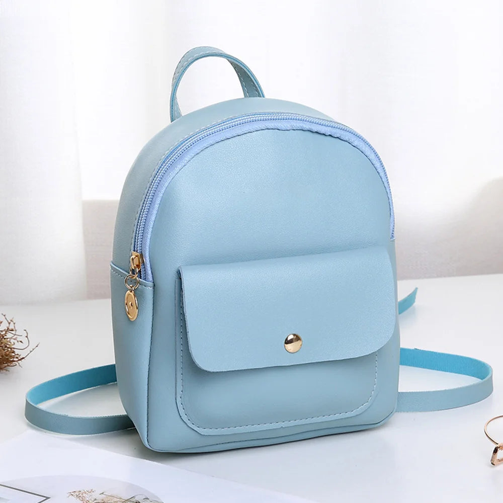 Mini Women Shoulders Small Backpack Purse Mobile Phone Ladies Travel