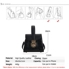 Stone Pattern Women's Shoulder Bag High Leather Ladies Messenger Bags