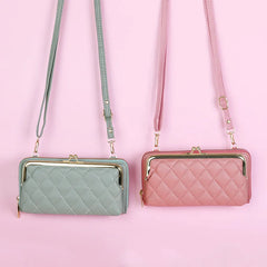 Women's Embroidered Mobile Phone Bag Shoulder Crossbody Handbag