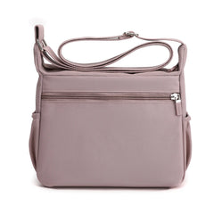 Waterproof Nylon Crossbody Bag with Pockets