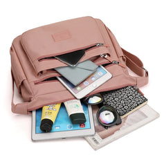 Multi-Pocket Women's Shoulder Bag Durable Messenger Bag