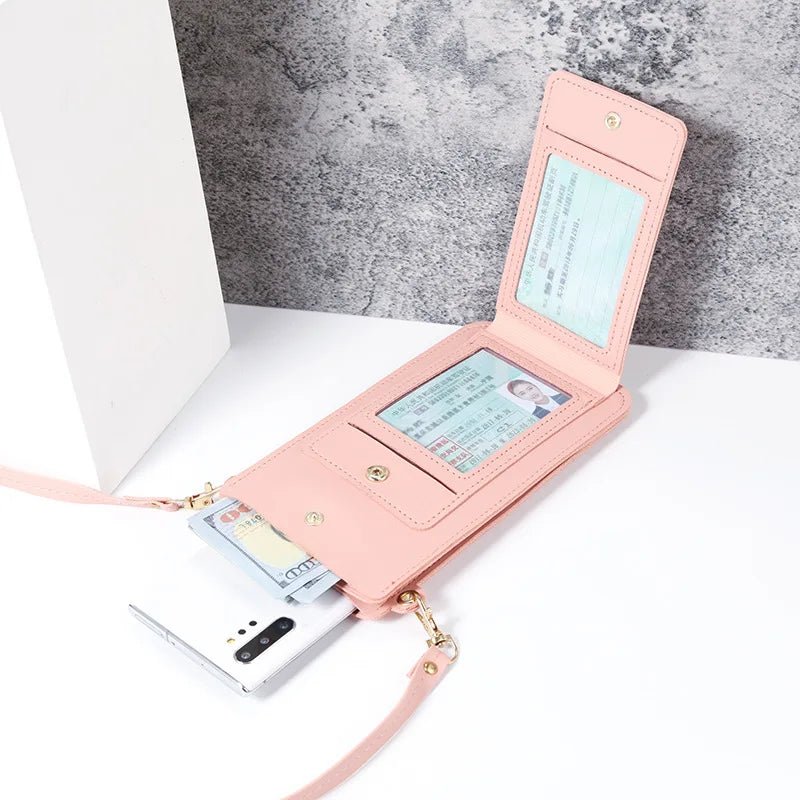 Multifunction Touch Screen Mini Shoulder Bag Woman Daily Clutch Bolsas